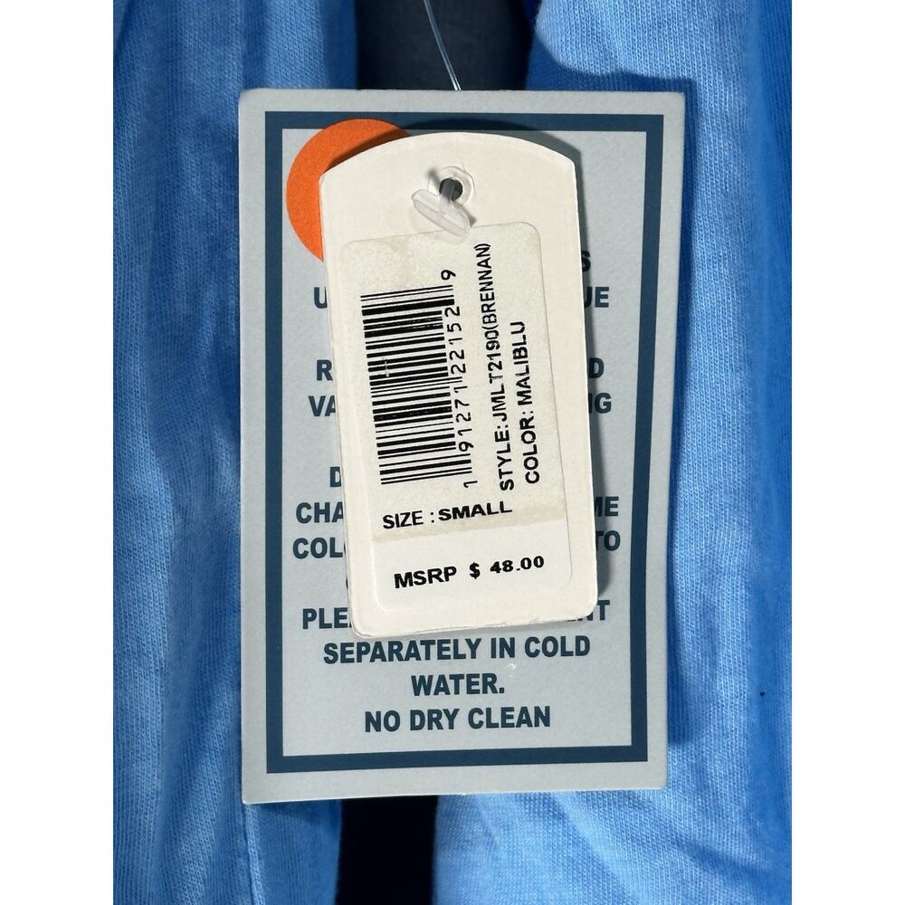 Johnnie-O Brennan Long Sleeve Pocket T-Shirt Size Small - Picture 4 of 4
